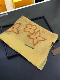 2018 louis vuitton top quality scarf L243 yellow