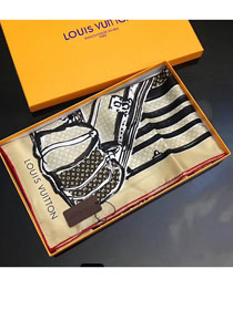 2018 louis vuitton top quality scarf L246 apricot