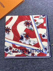 2018 louis vuitton top quality scarf L247 red