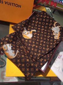 2018 louis vuitton top quality scarf L249 coffee