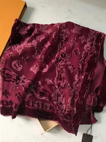 2018 louis vuitton top quality scarf L250 bordeaux