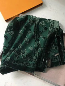 2018 louis vuitton top quality scarf L250 green