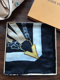 2018 louis vuitton top quality scarf L253 black