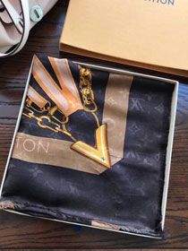 2018 louis vuitton top quality scarf L253 coffee