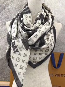 2018 louis vuitton top quality scarf L255 white