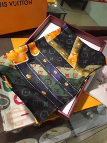 2018 louis vuitton top quality scarf L260 black&green