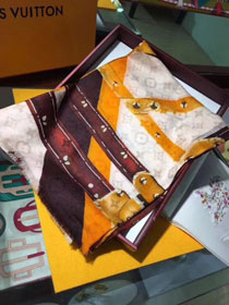 2018 louis vuitton top quality scarf L260 yellow&white