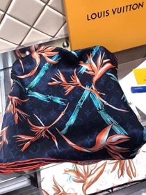 2018 louis vuitton top quality scarf L263 navy blue