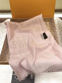 2018 louis vuitton top quality scarf L268 pink