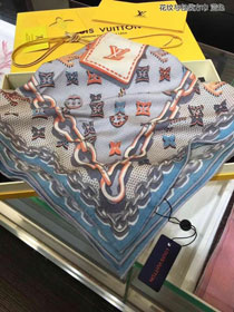 2018 louis vuitton top quality scarf L270 blue
