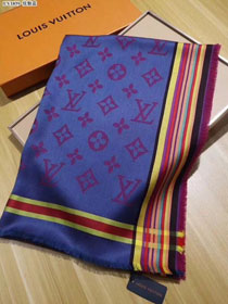 2018 louis vuitton top quality scarf L272 blue