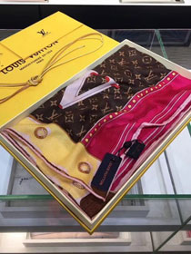 2018 louis vuitton top quality scarf L275 coffee