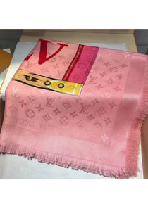 2018 louis vuitton top quality scarf L275 pink
