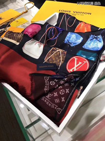 2018 louis vuitton top quality scarf L276 black