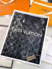2018 louis vuitton top quality scarf L343 black