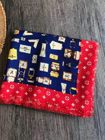 2018 louis vuitton top quality scarf L280 royal blue