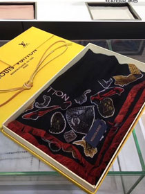 2018 louis vuitton top quality scarf L281 black