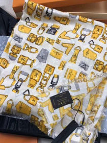 2018 louis vuitton top quality scarf L290 white