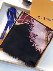 2018 louis vuitton top quality scarf L291 black