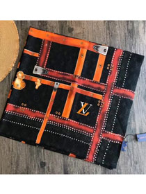 2018 louis vuitton top quality scarf L294 black