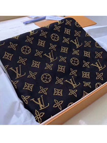 2018 louis vuitton top quality scarf L295 black