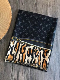 2018 louis vuitton top quality scarf L298 black