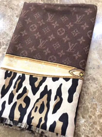 2018 louis vuitton top quality scarf L298 coffee