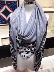 2018 louis vuitton top quality scarf L298 grey