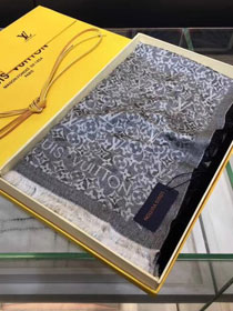 2018 louis vuitton top quality scarf L299 grey