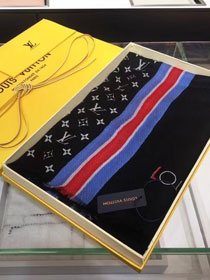 2018 louis vuitton top quality scarf L304 black