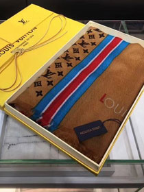 2018 louis vuitton top quality scarf L304 coffee