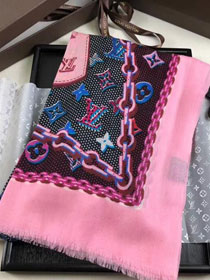 2018 louis vuitton top quality scarf L306 pink