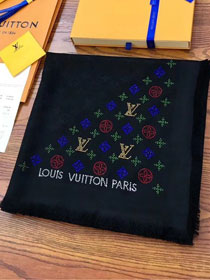 2018 louis vuitton top quality scarf L309 black