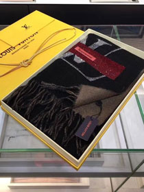 2018 louis vuitton top quality scarf L311 black