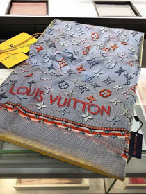 2018 louis vuitton top quality scarf L314 grey