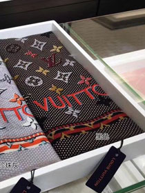 2018 louis vuitton top quality scarf L315 black