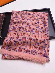 2018 louis vuitton top quality scarf L316 pink