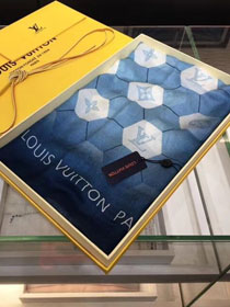 2018 louis vuitton top quality scarf L319 blue