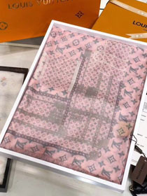 2018 louis vuitton top quality scarf L320 pink