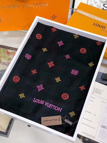 2018 louis vuitton top quality scarf L321 black