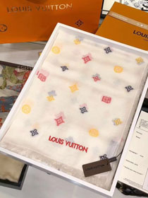 2018 louis vuitton top quality scarf L321 white