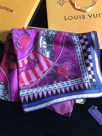 2018 louis vuitton top quality scarf L322 purple