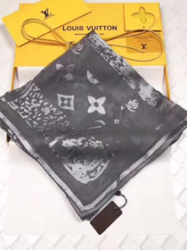 2018 louis vuitton top quality scarf L323 grey