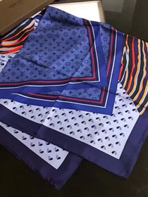 2018 louis vuitton top quality scarf L324 blue