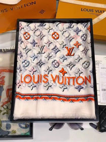 2018 louis vuitton top quality scarf L326 white