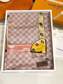 2018 louis vuitton top quality scarf L327 white