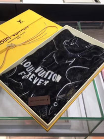 2018 louis vuitton top quality scarf L329 black