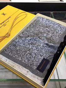 2018 louis vuitton top quality scarf L330 grey