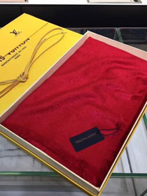 2018 louis vuitton top quality scarf L330 red