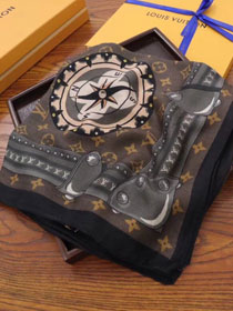 2018 louis vuitton top quality scarf L334 coffee